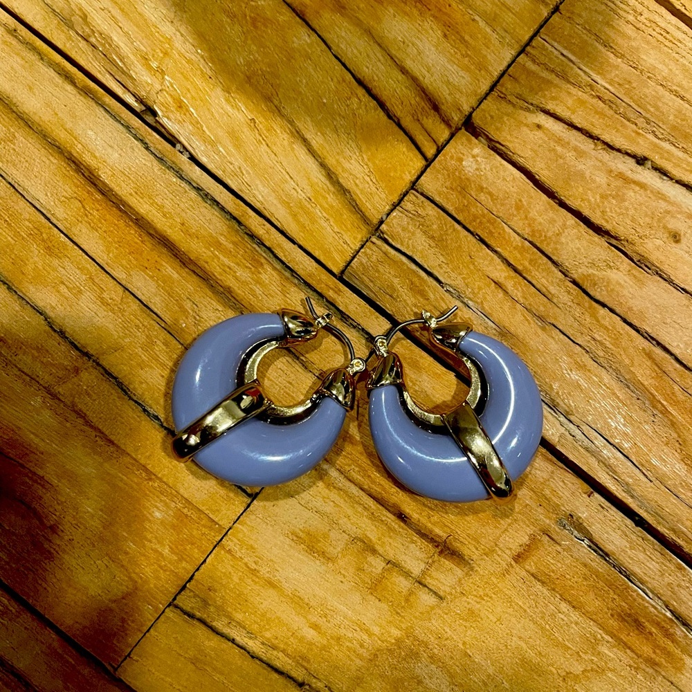 Purple H&M Earrings